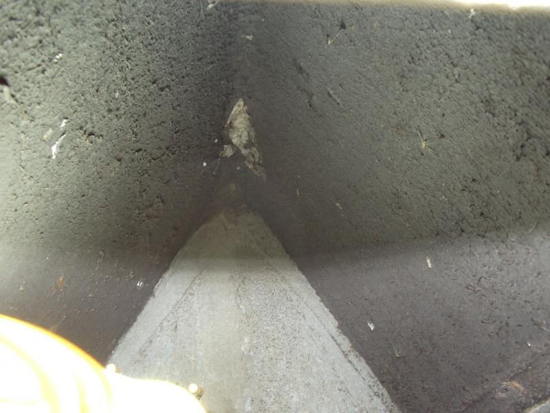 a dirty evaporator coil found during an A/C check up inspection